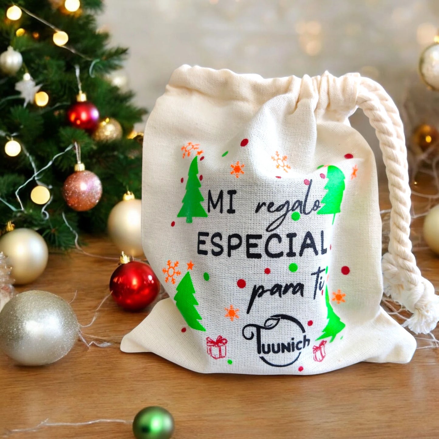 Costalito navideño modelo regalo