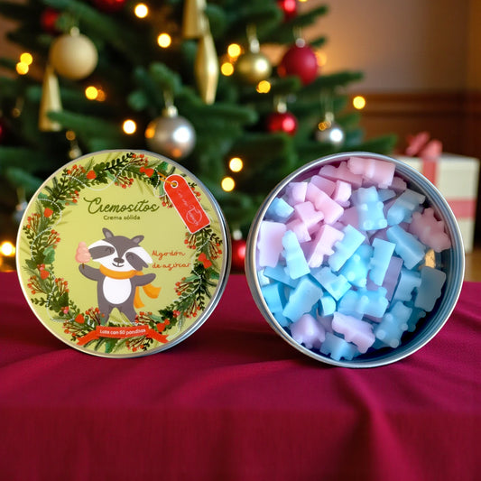 Cremositos Algodón de azúcar versión navideña