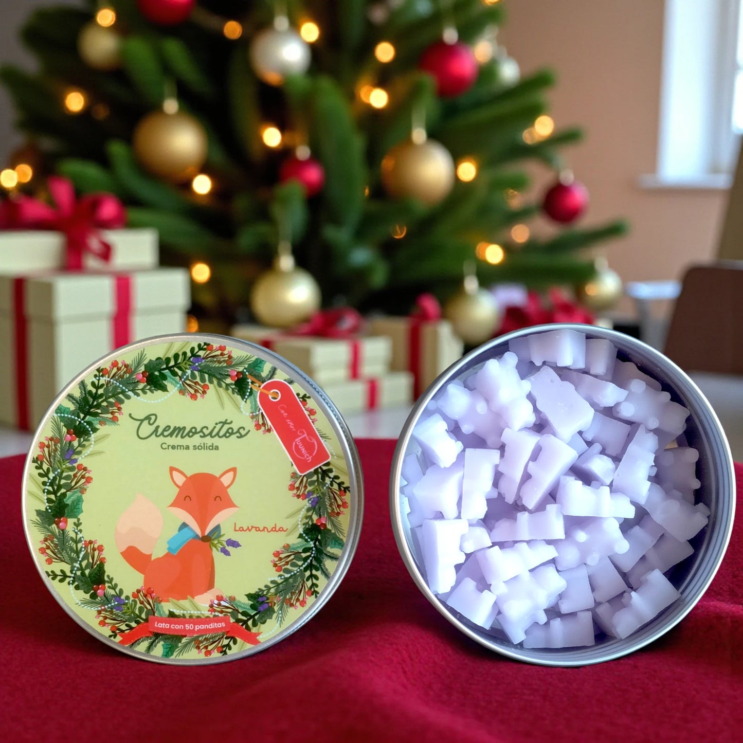 Cremositos Lavanda versión navideña