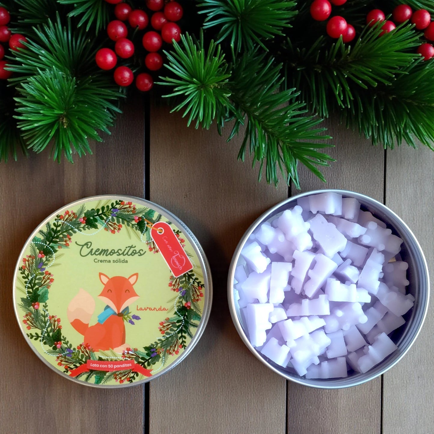Cremositos Lavanda versión navideña