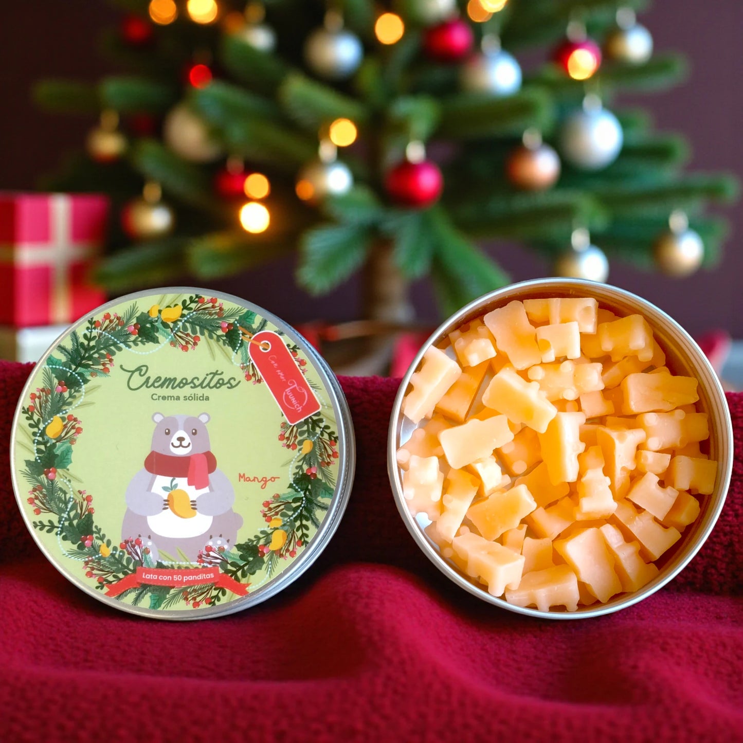 Cremositos Mango versión navideña