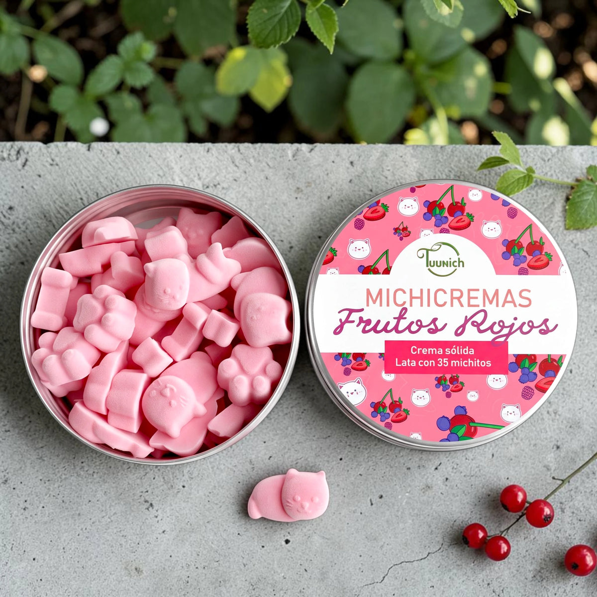 Michicremas Frutos rojos