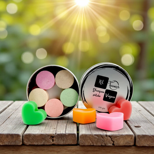 Kit viajero de shampoos y acondicionadores