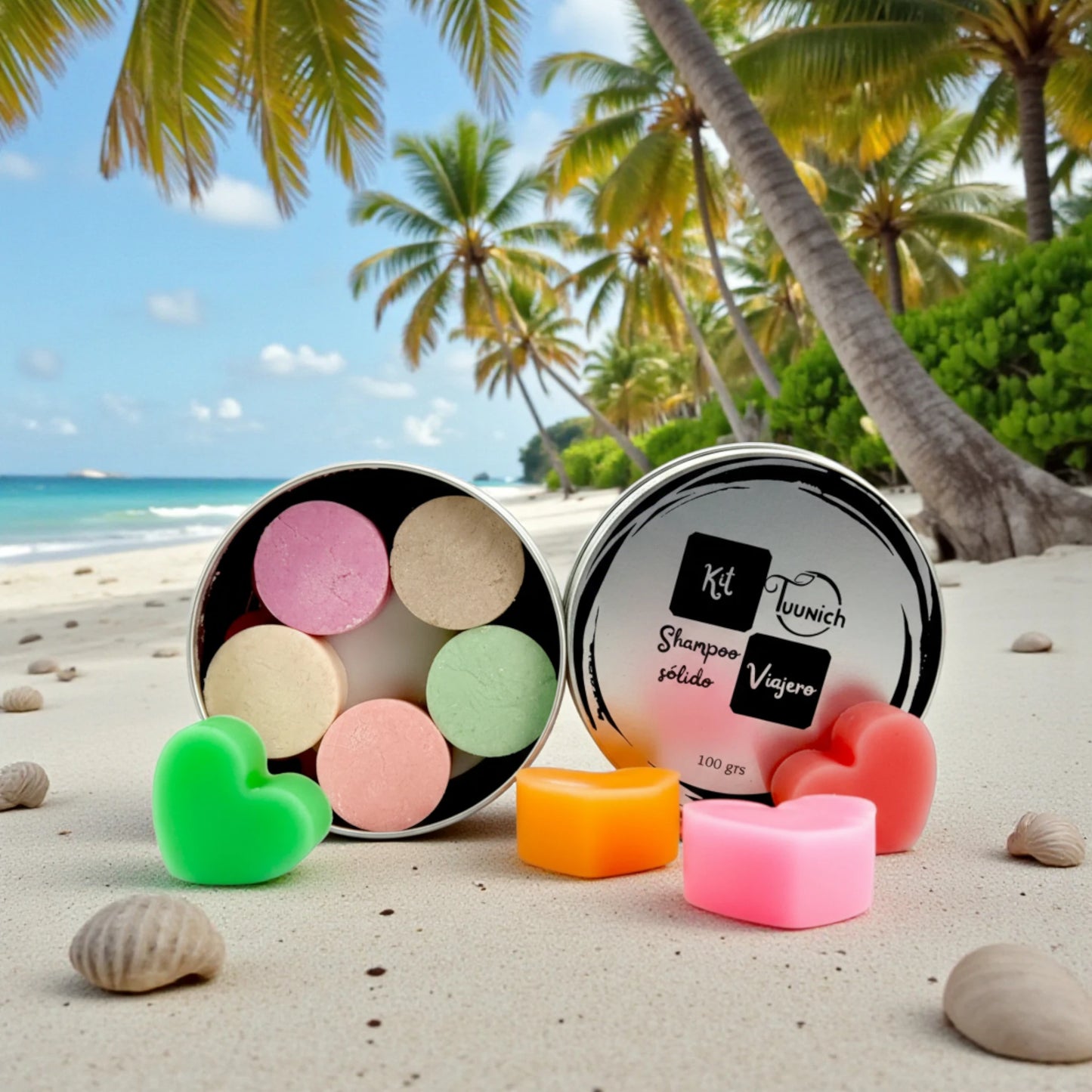 Kit viajero de shampoos y acondicionadores