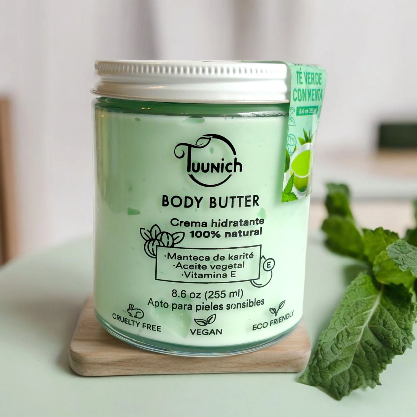 Body butter Té verde con menta