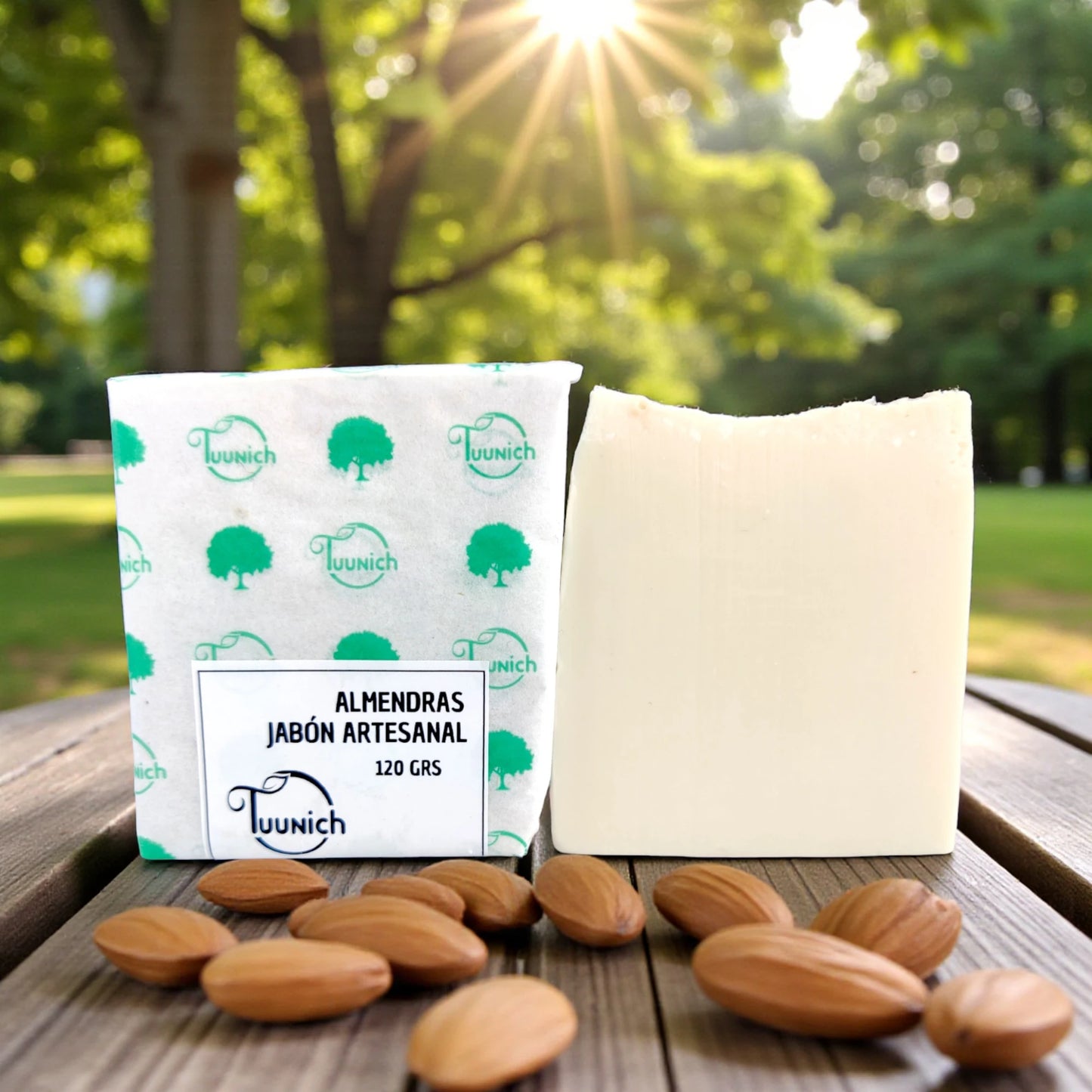 Jabón artesanal de Almendras